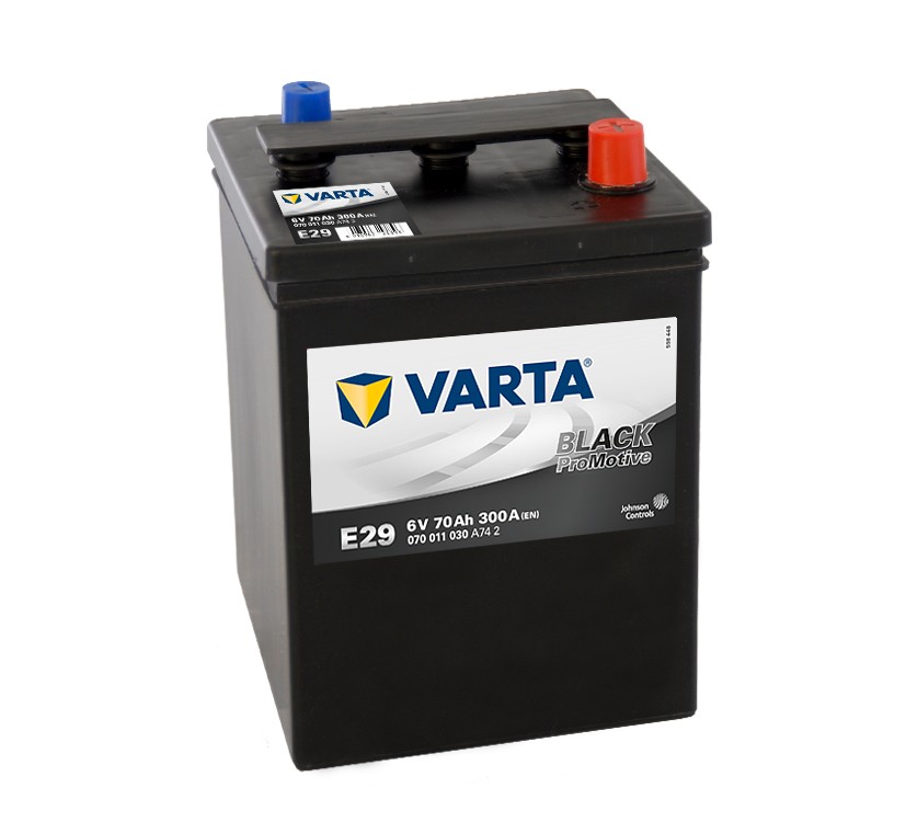 tailor Grab Luncheon Baterii auto Varta Promotive Black E29 6V 70AH 300Aen 070011030 A742 -  Vrumauto