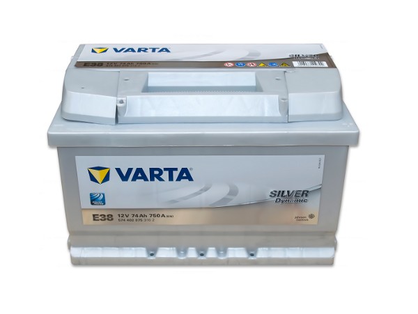 Chewing gum technical Grave Baterii auto Varta Silver Dynamic E38 12V 74AH 750Aen 574402075 3162 -  Vrumauto