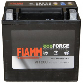 Baterie auxiliara Mercedes Fiamm ecoForce AGM VR200 12V 12AH 200Aen