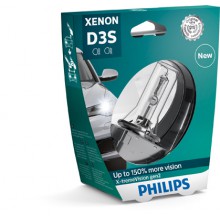 Bec auto xenon pentru far Philips X-tremeVision gen 2 +150% D3S 43V 35W 42403XV2S1