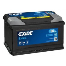 Baterii auto Exide Excell EB800 12V 80Ah 640Aen