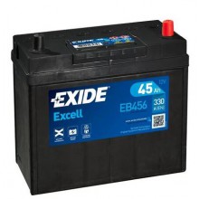 Baterii auto Exide Excell EB456 12V 45Ah 330Aen asia borna normala subtire