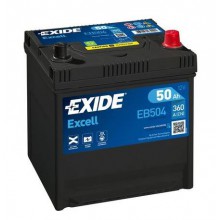 Baterii auto Exide Excell EB504 12V 50Ah 360Aen asia borna normala