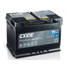 Baterii auto Exide Premium EA770 12V 77AH 760Aen