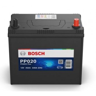 Baterii auto Bosch Power Plus 12V 45AH 330Aen 0092PP0200 asia borna subtire 3 ANI GARANTIE