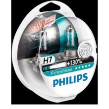 Set doua becuri Philips H7 XtremeVision +130% 12V 55W 12972XV+S2