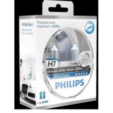 Set doua becuri Philips H7 WhiteVision 12V 55W 12972WHVSM