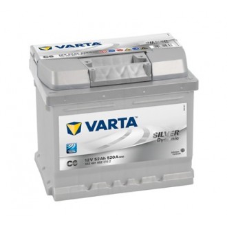 Acumulator auto Varta Silver Dynamic C6 12V 52AH 520Aen 552401052 3162